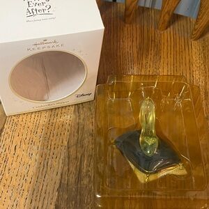 Hallmark Gold and Silver Cinderella Slipper Ornament